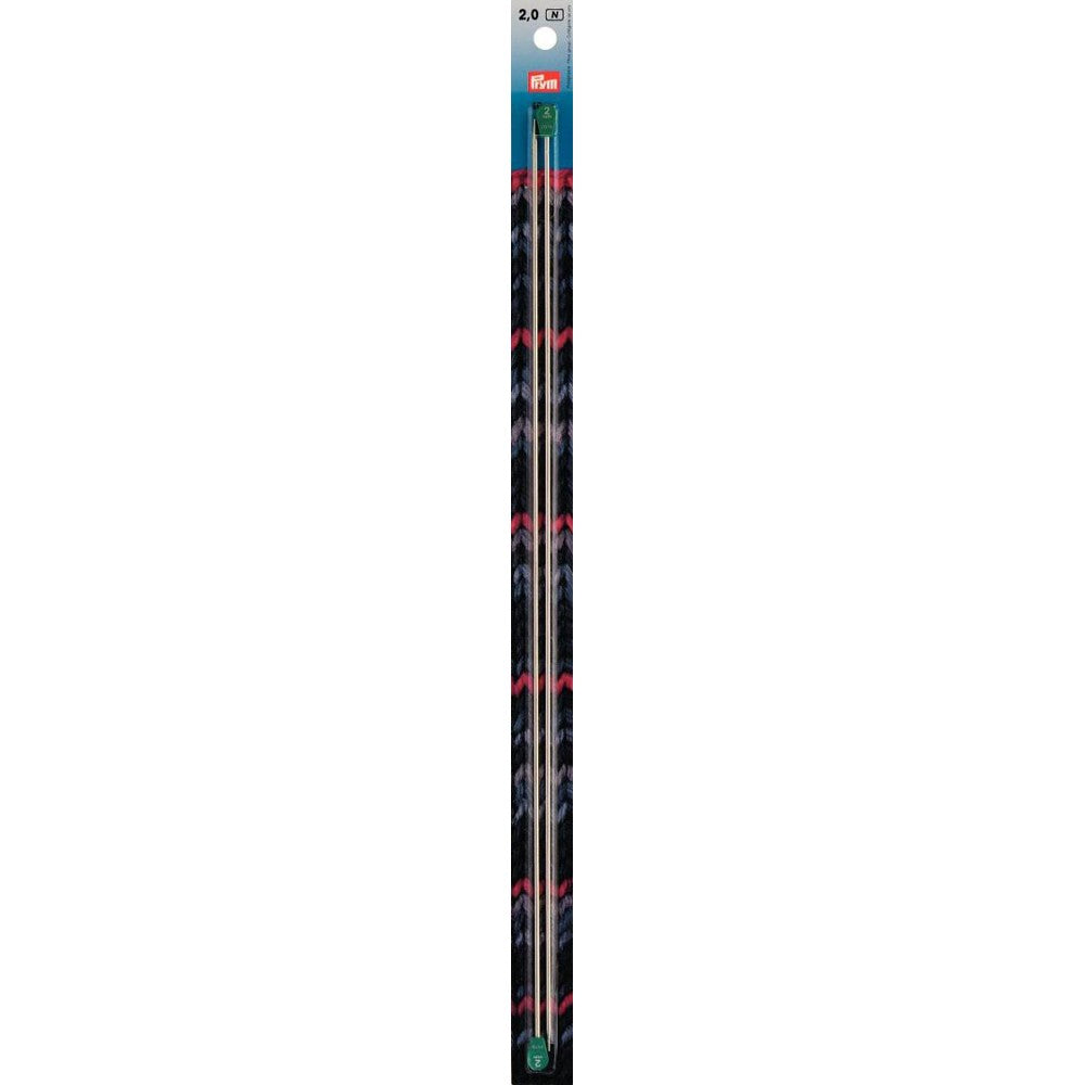 PRYM 2 mm 40 cm Parlak Metalik Alüminyum Örgü Şişi -171303